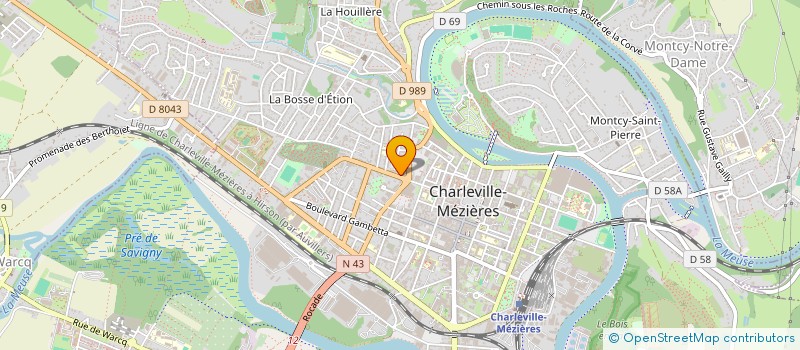 localisation de l'entreprise MADAME LAURA DUTERQUE  CHARLEVILLE-MEZIERES