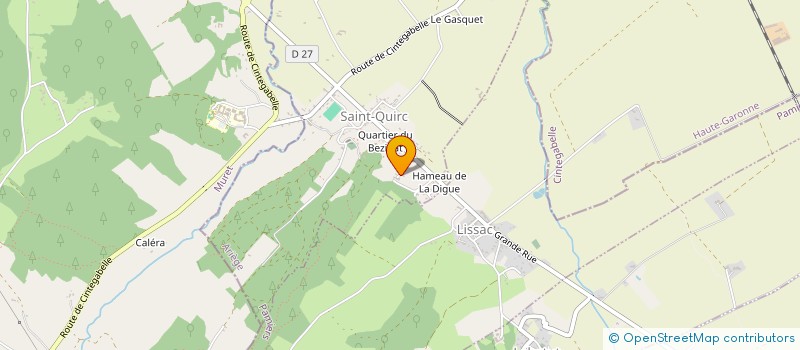 localisation de l'entreprise MADAME LAURA DUVAL à SAINT-QUIRC