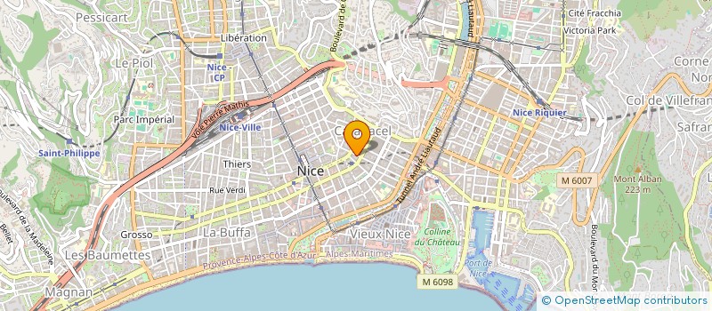 localisation de l'entreprise MADAME LAURA DUVOIS  NICE