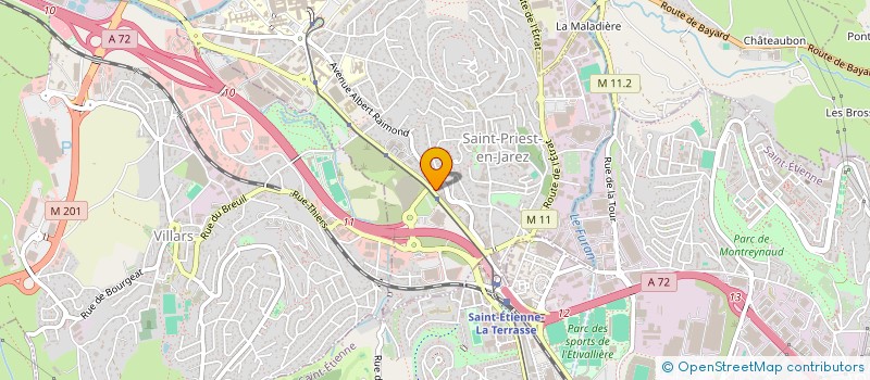 localisation de l'entreprise MADAME LAURA DZEMAILI  SAINT-PRIEST-EN-JAREZ