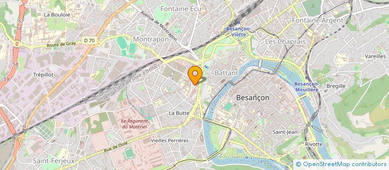 localisation de l'entreprise MADAME LAURA EL BOUAYADI  BESANCON