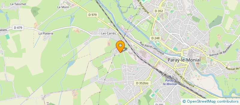 localisation de l'entreprise MADAME LAURA ELIE  PARAY-LE-MONIAL