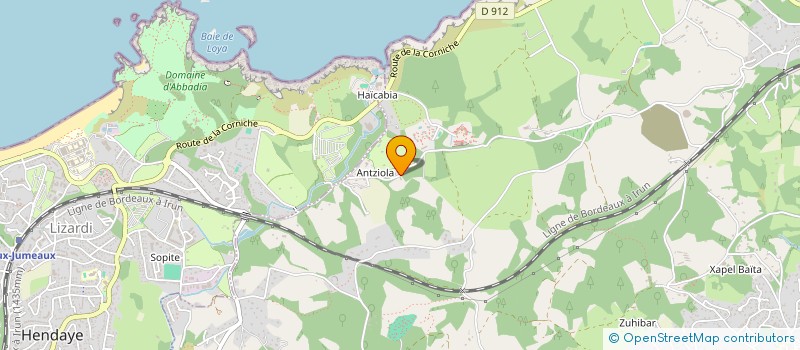 localisation de l'entreprise MADAME LAURA ELISSALDE  URRUGNE