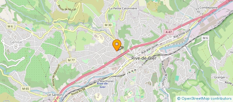 localisation de l'entreprise MADAME LAURA ELOI  RIVE-DE-GIER