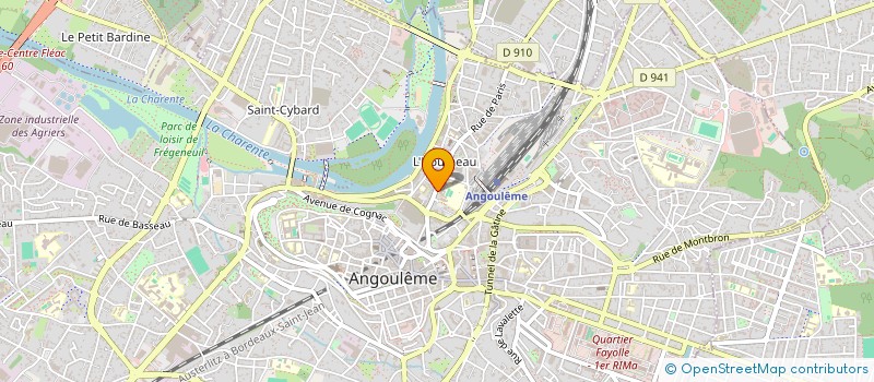 localisation de l'entreprise MADAME LAURA-EMMANUELLE DARRACQ à ANGOULEME