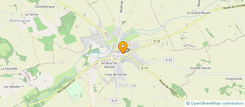 localisation de l'entreprise MADAME LAURA ERARD à ISSIGEAC