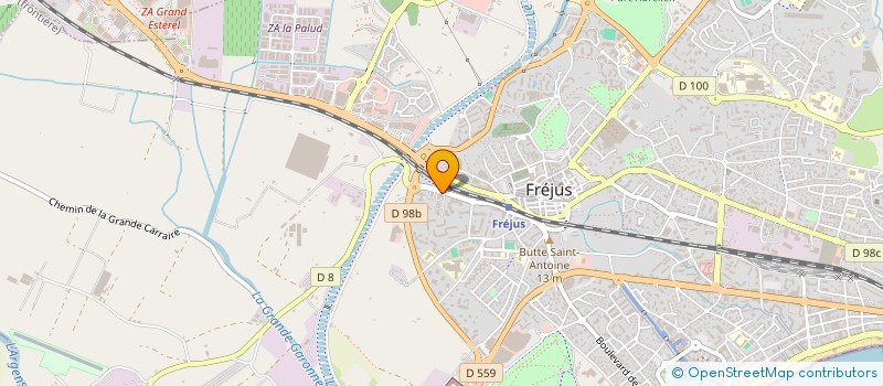 localisation de l'entreprise MADAME LAURA EVEZARD à FREJUS