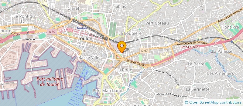 localisation de l'entreprise MADAME LAURA EXARENCO  TOULON