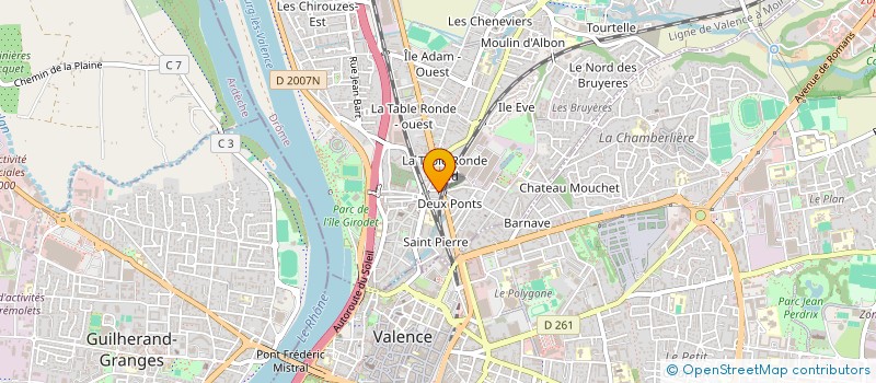 localisation de l'entreprise MADAME LAURA EYMARD  BOURG-LES-VALENCE