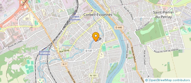 localisation de l'entreprise MADAME LAURA EYMAUZY à CORBEIL-ESSONNES