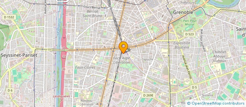 localisation de l'entreprise MADAME LAURA FARNAULT à GRENOBLE