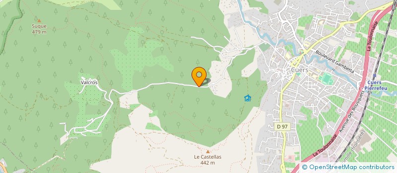 localisation de l'entreprise MADAME LAURA FARSAC  CUERS