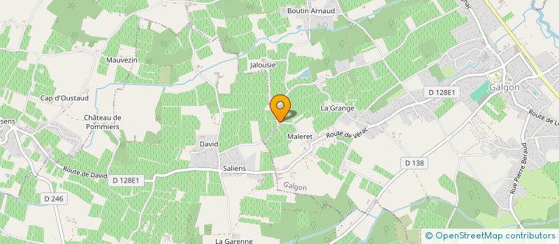 localisation de l'entreprise MADAME LAURA FAURE  GALGON