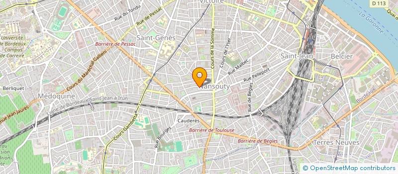 localisation de l'entreprise MADAME LAURA FAVRE à BORDEAUX