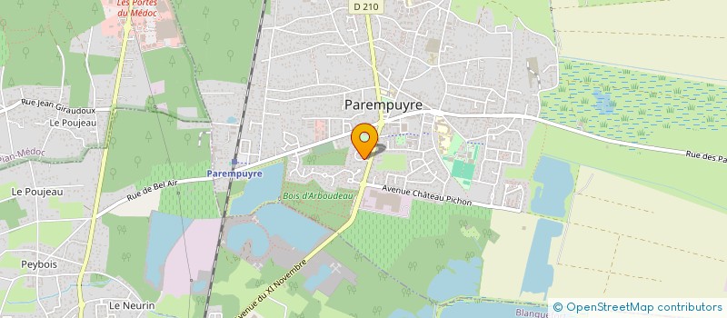 localisation de l'entreprise MADAME LAURA FAVREAU  PAREMPUYRE