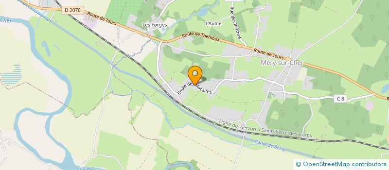 localisation de l'entreprise MADAME LAURA FELLER  MERY-SUR-CHER