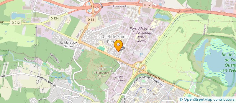 localisation de l'entreprise MADAME LAURA FERMON à ELANCOURT