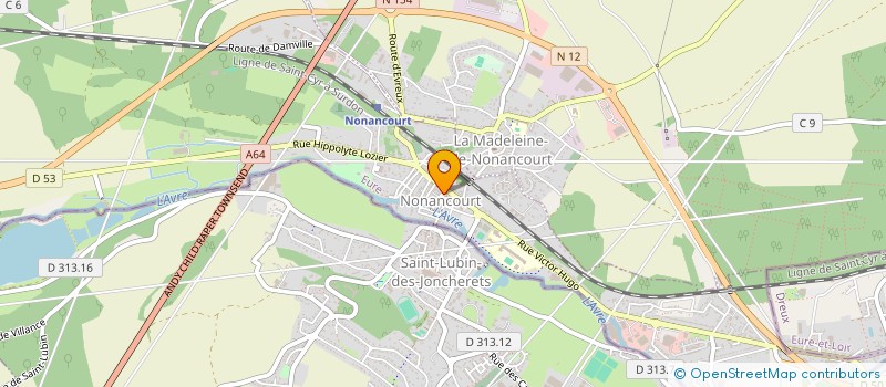 localisation de l'entreprise MADAME LAURA FERNANDES  NONANCOURT