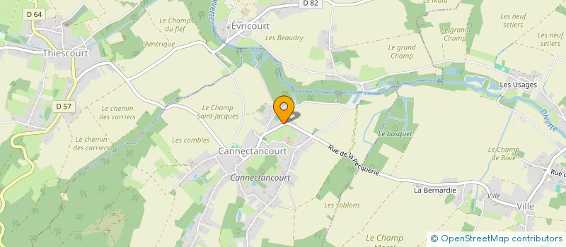 localisation de l'entreprise MADAME LAURA FERNANDES  CANNECTANCOURT