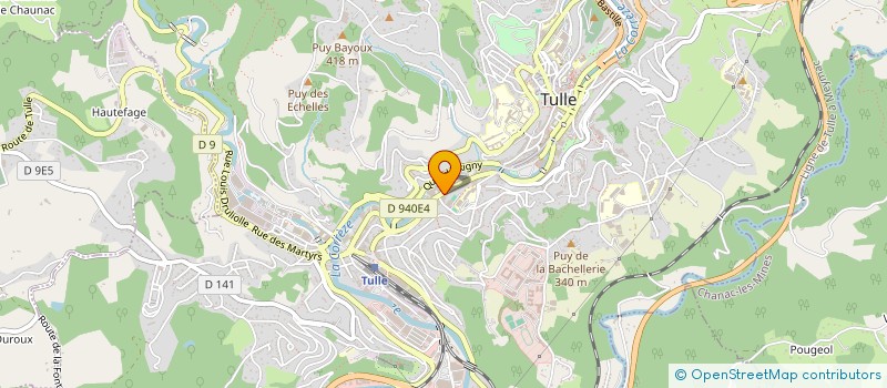 localisation de l'entreprise MADAME LAURA FERRAS  TULLE