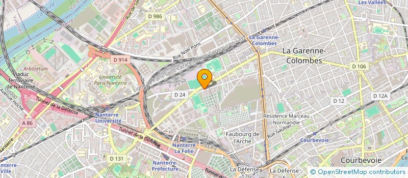 localisation de l'entreprise MADAME LAURA FERREIRA  NANTERRE