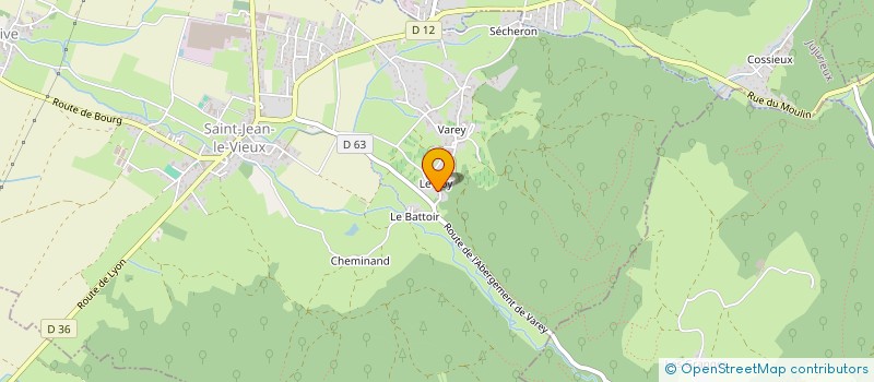 localisation de l'entreprise MADAME LAURA FERREIRA  SAINT-JEAN-LE-VIEUX