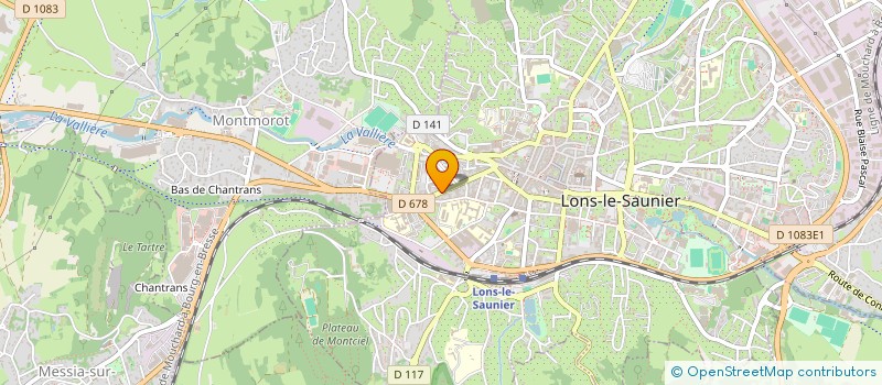 localisation de l'entreprise MADAME LAURA FERRIER à LONS-LE-SAUNIER