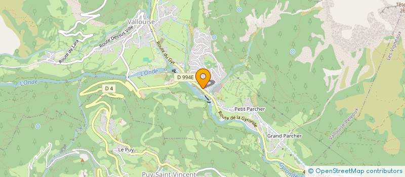 localisation de l'entreprise MADAME LAURA FINKELSZTAJN  VALLOUISE-PELVOUX