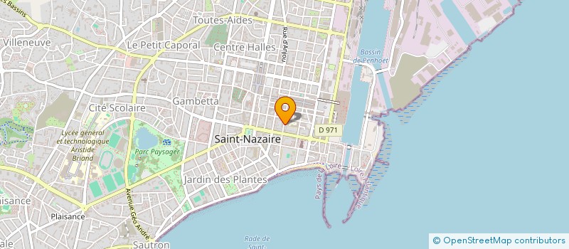 localisation de l'entreprise MADAME LAURA FISCHER  SAINT-NAZAIRE