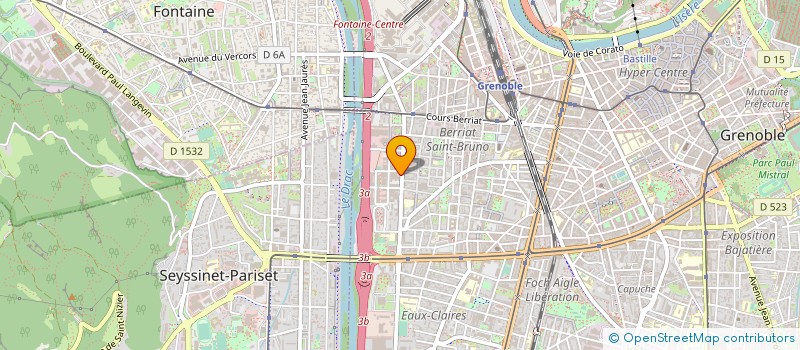 localisation de l'entreprise MADAME LAURA FLAVIA DARABAN à GRENOBLE