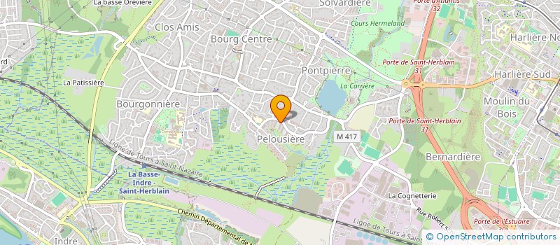 localisation de l'entreprise MADAME LAURA FLEURY  SAINT-HERBLAIN