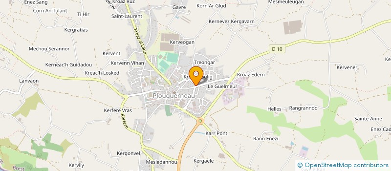 localisation de l'entreprise MADAME LAURA FOLGOAS  PLOUGUERNEAU