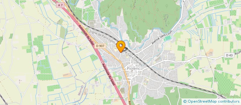 localisation de l'entreprise MADAME LAURA FOLIO  PIOLENC