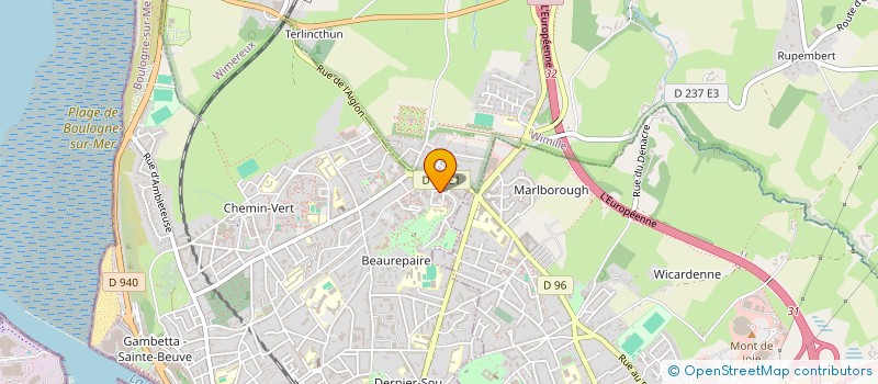 localisation de l'entreprise MADAME LAURA FONSECA à BOULOGNE-SUR-MER