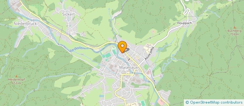 localisation de l'entreprise MADAME LAURA FONTAINE  MASEVAUX-NIEDERBRUCK