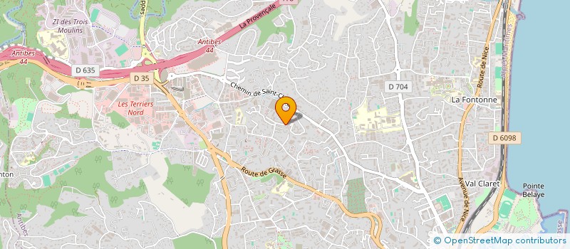 localisation de l'entreprise MADAME LAURA FOREST  ANTIBES