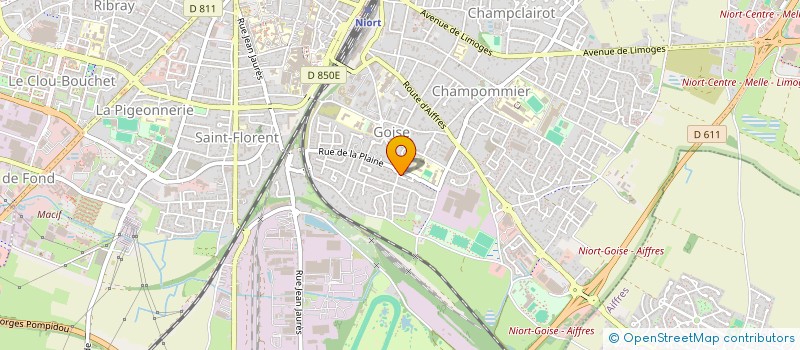 localisation de l'entreprise MADAME LAURA FORESTIER à NIORT