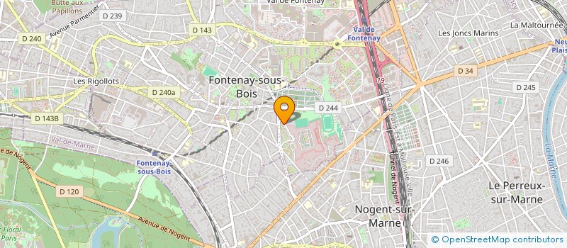 localisation de l'entreprise MADAME LAURA FORNERIS à FONTENAY-SOUS-BOIS
