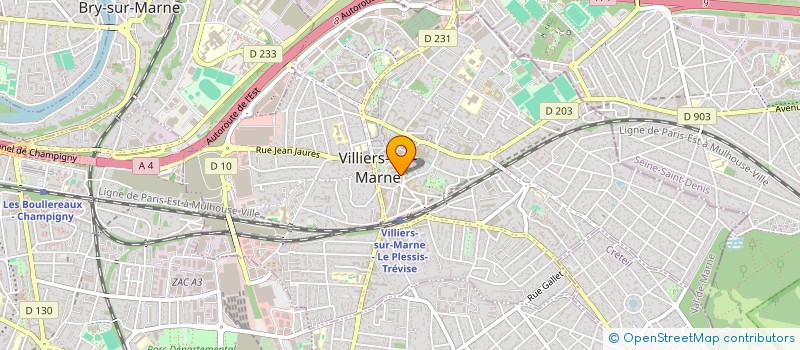 localisation de l'entreprise MADAME LAURA FORNI à VILLIERS-SUR-MARNE