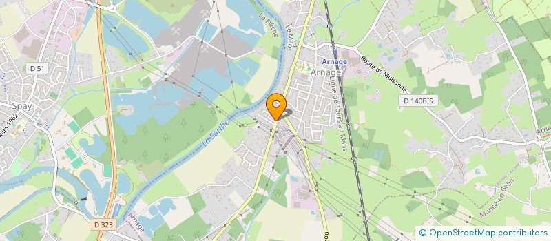 localisation de l'entreprise MADAME LAURA FOUASSIER  ARNAGE