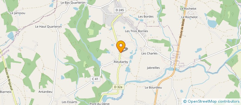 localisation de l'entreprise MADAME LAURA FOURGNAUD à SAINT-JUNIEN