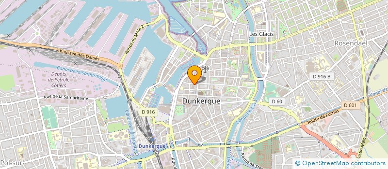 localisation de l'entreprise MADAME LAURA FOURNIER à DUNKERQUE