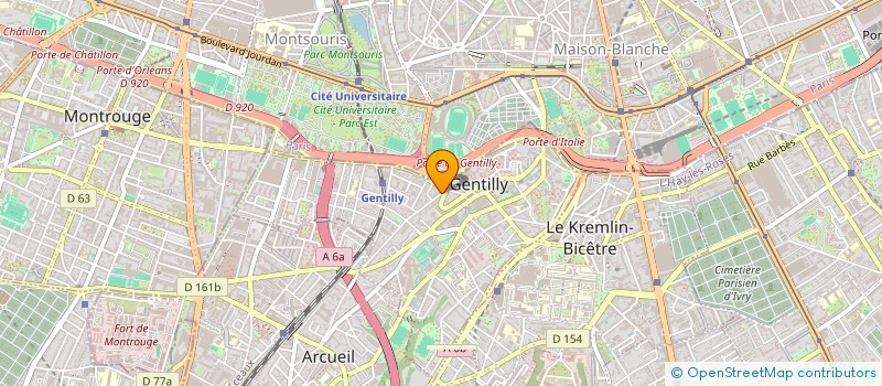localisation de l'entreprise MADAME LAURA FRAGNOLI à GENTILLY