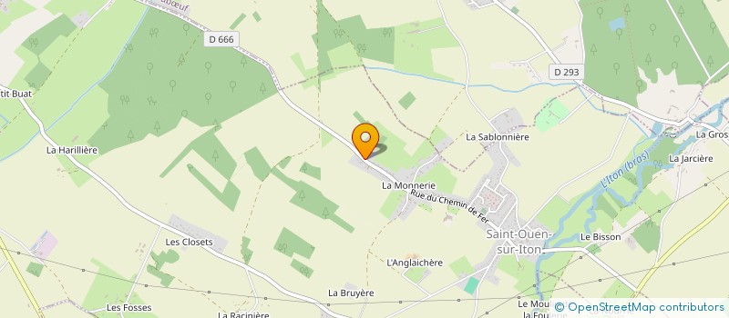 localisation de l'entreprise MADAME LAURA FRANCOIS à SAINT-OUEN-SUR-ITON