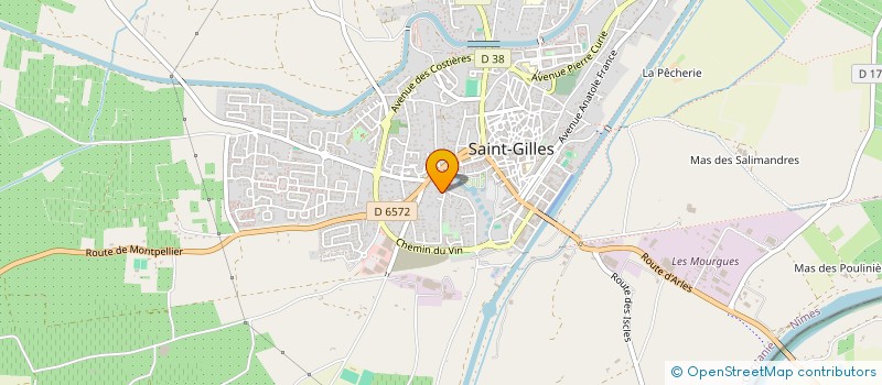 localisation de l'entreprise MADAME LAURA FRANCOIS  SAINT-GILLES