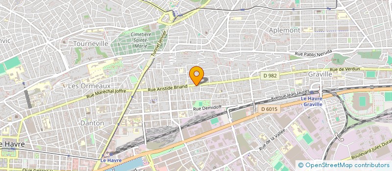 localisation de l'entreprise MADAME LAURA FRANKOWSKI  LE HAVRE