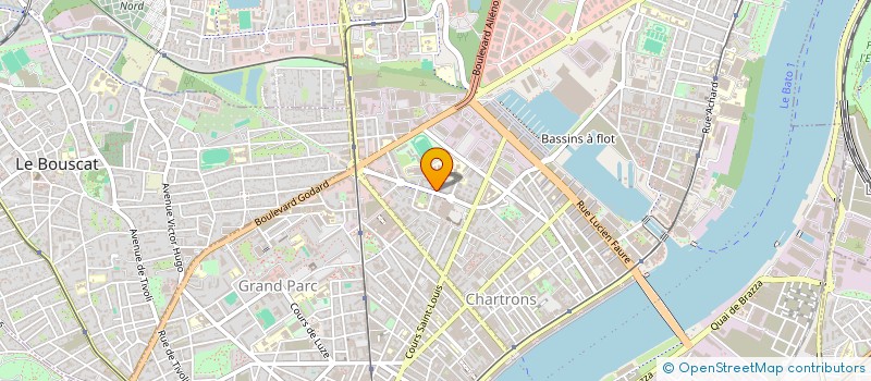 localisation de l'entreprise MADAME LAURA FRATTA  BORDEAUX