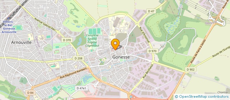 localisation de l'entreprise MADAME LAURA FRAVAL  GONESSE