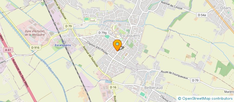 localisation de l'entreprise MADAME LAURA FRAYSSINET  ESCALQUENS