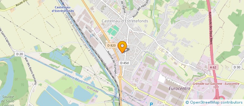 localisation de l'entreprise MADAME LAURA FREDERIQUE BREMONT  CASTELNAU-D'ESTRETEFONDS